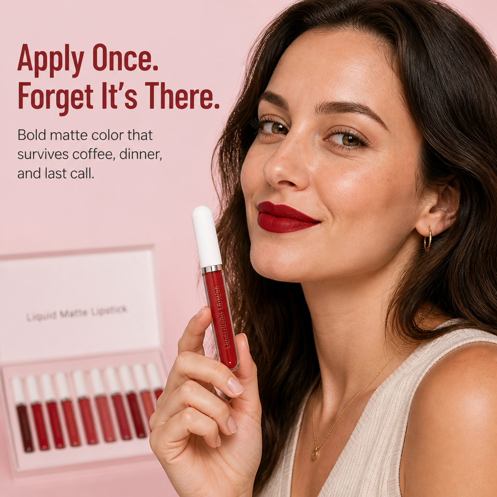 RadianceLock™ — Lock In Bold Matte Color That Survives Coffee, Dinner & Last Call