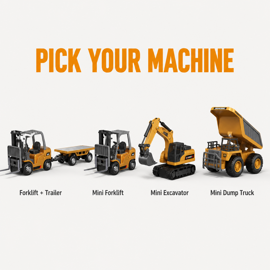 TurboLift™ — Drive, Lift & Tow a Working Mini Forklift Right on Your Desk