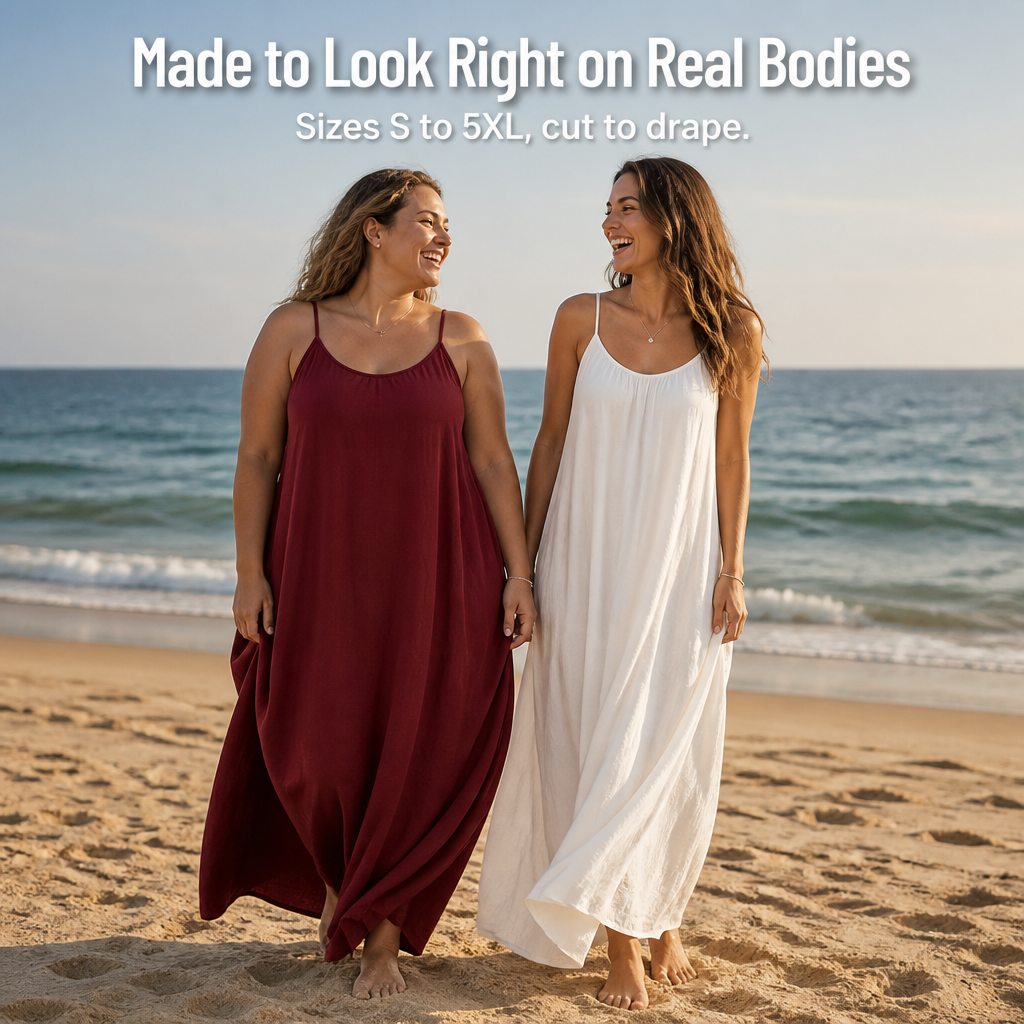 SilkaFierce™ — Slip Into the Breezy Maxi That Hides Everything and Looks Pulled-Together