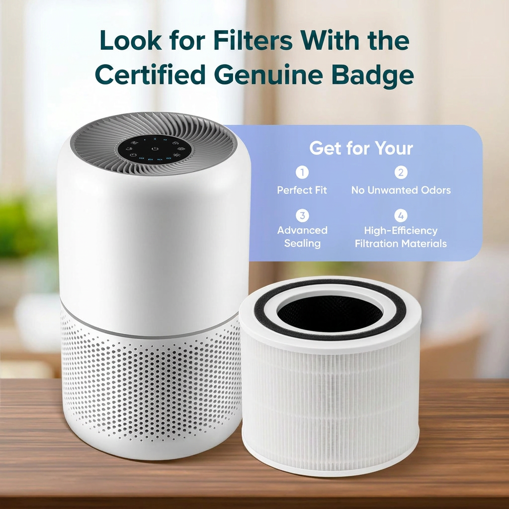 Quiet Sleep Mode Air Purifier with H13 True HEPA for Large Spaces