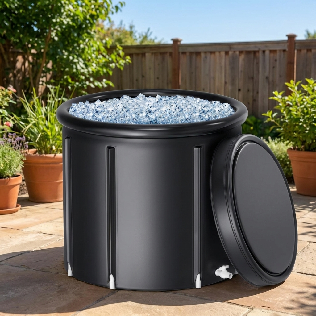 Insulated Cold Plunge Ice Bath Tub – Portable, Available in 4 Sizes & Colors