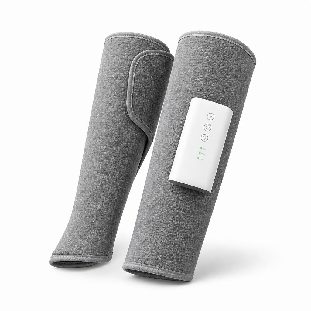 Heated USB-Powered Leg Massager (Adjustable Wraps & Intensity)