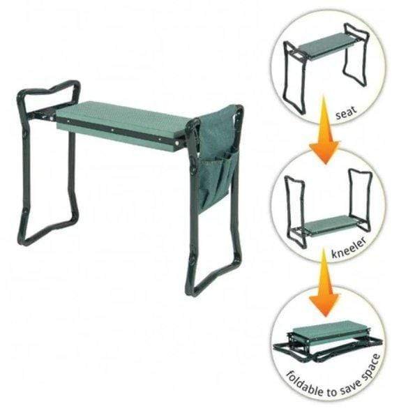 Garden Kneeling Bench with Cushion – Foldable Design