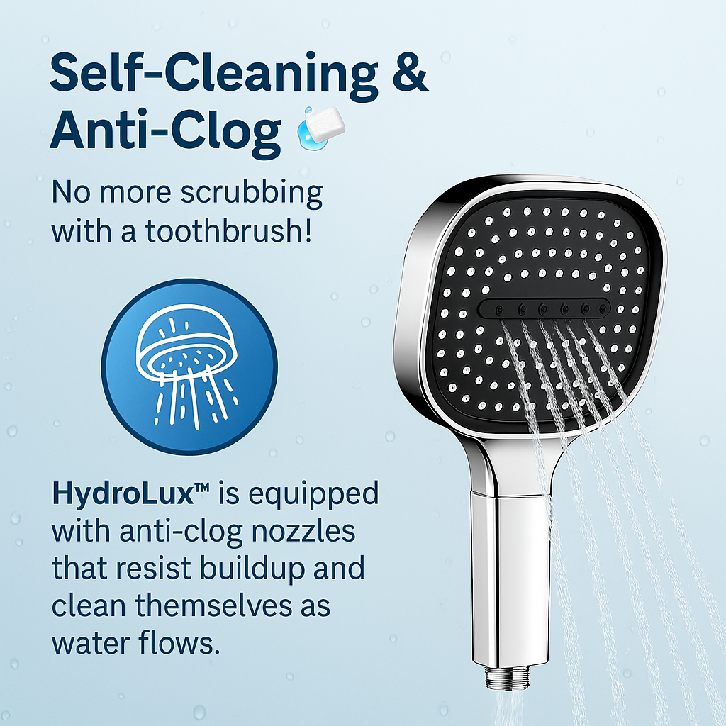 Filtered Shower Head with High Pressure | Hard Water Softener & Purifier