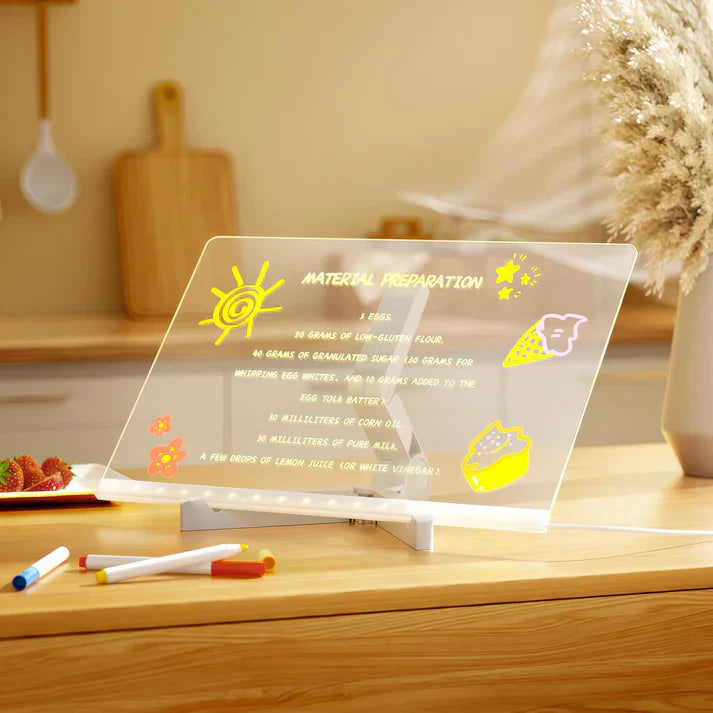 Vibrant LED Drawing Board & Writing Pad for Creative Minds