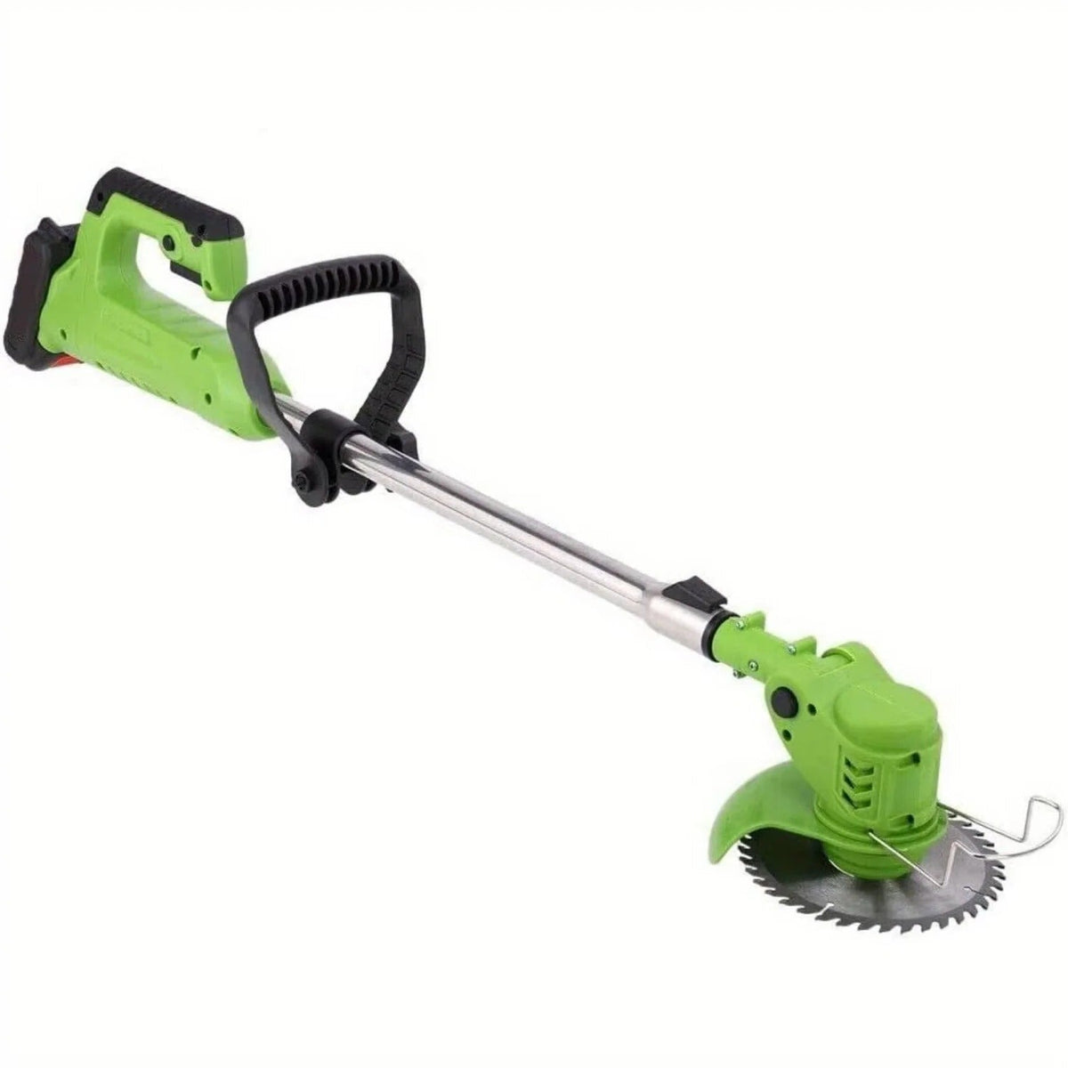 800W Battery-Powered Grass Cutter with 8 Blades and Dual Batteries