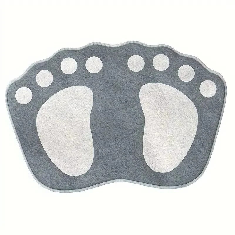Ultrafine Fiber Bath Mat with Anti-Slip Design - Highly Absorbent