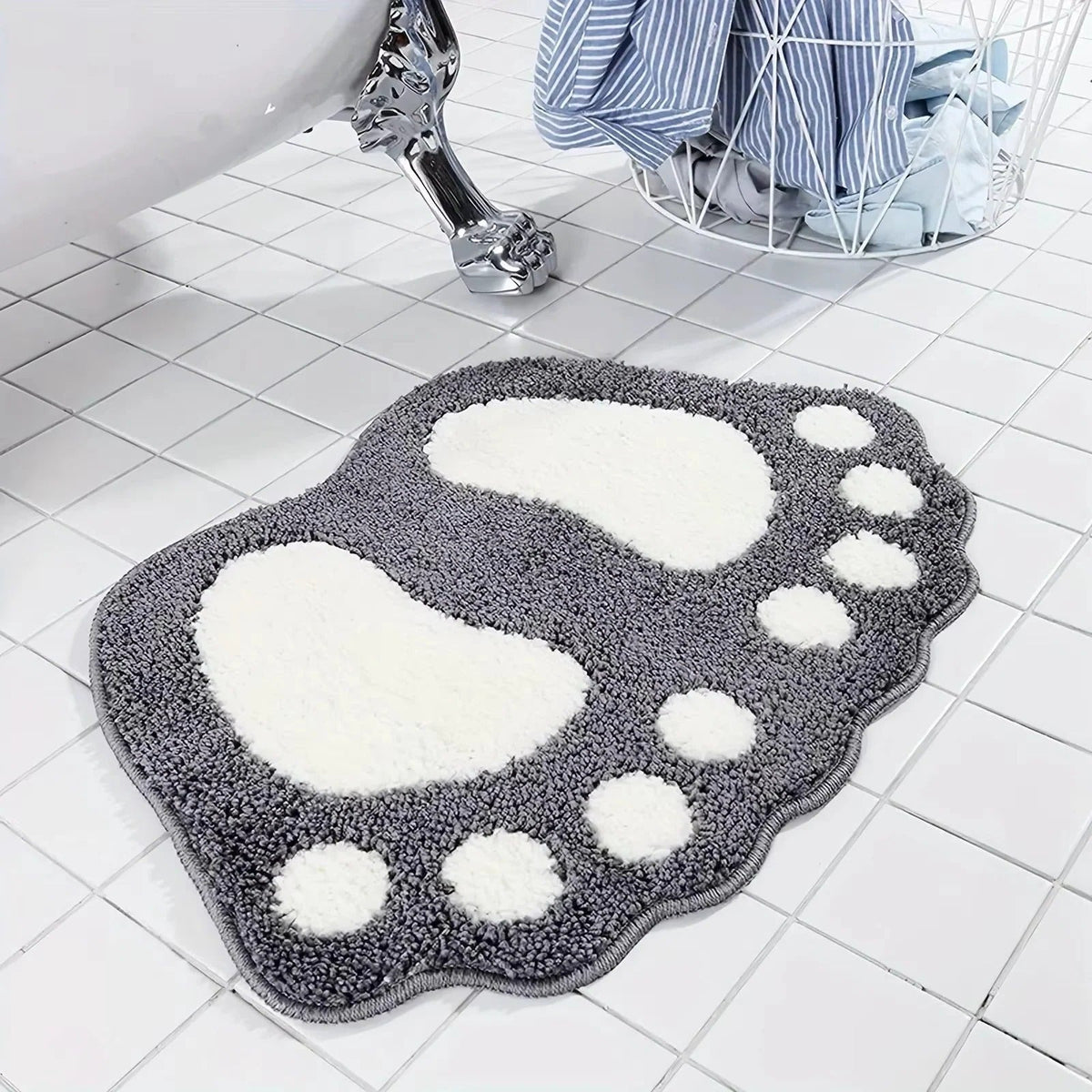 Ultrafine Fiber Bath Mat with Anti-Slip Design - Highly Absorbent