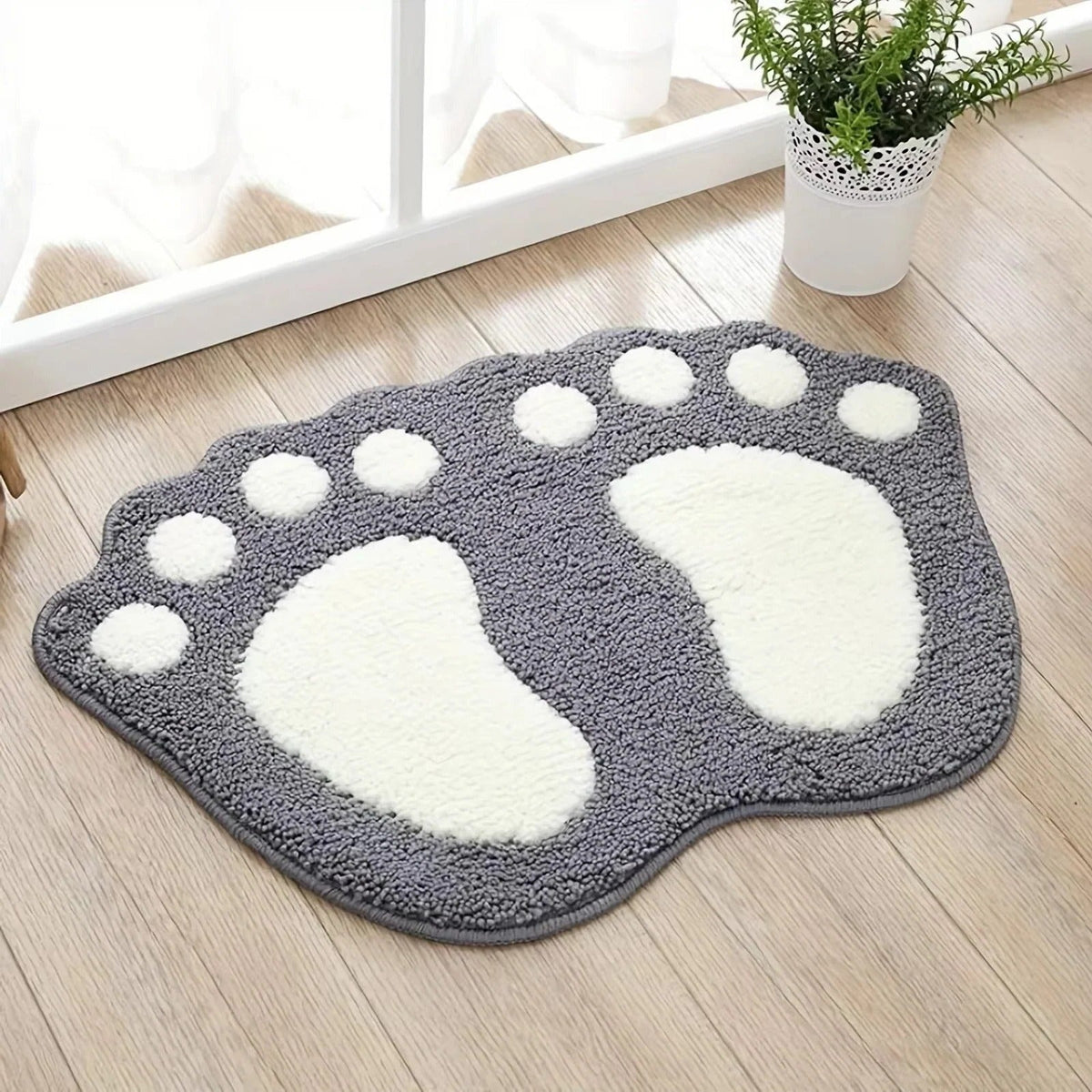 Ultrafine Fiber Bath Mat with Anti-Slip Design - Highly Absorbent