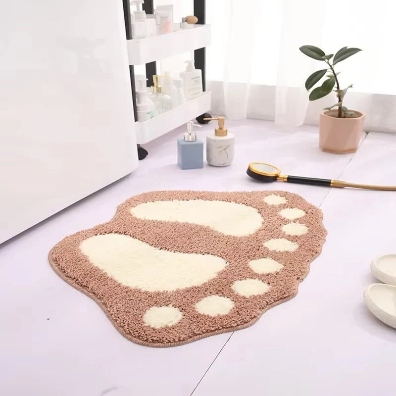 Ultrafine Fiber Bath Mat with Anti-Slip Design - Highly Absorbent