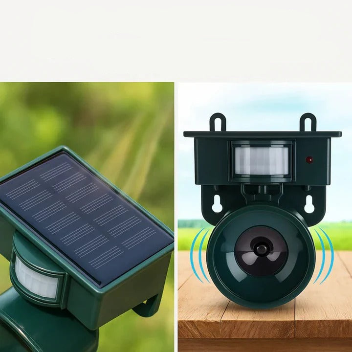Motion-Sensing Bird Repellent Device for Crows