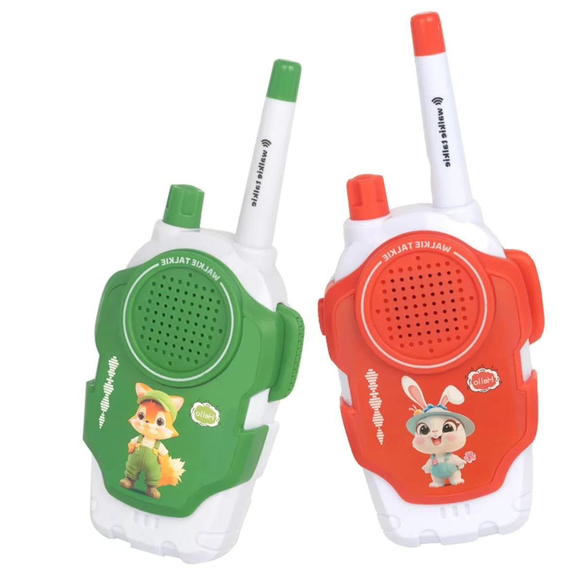 Two Mini Walkie Talkies for Kids - Set of 2