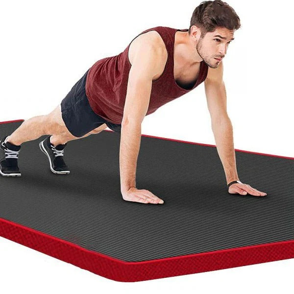 Extra Cushioned High-Density Exercise and Yoga Mat for Men