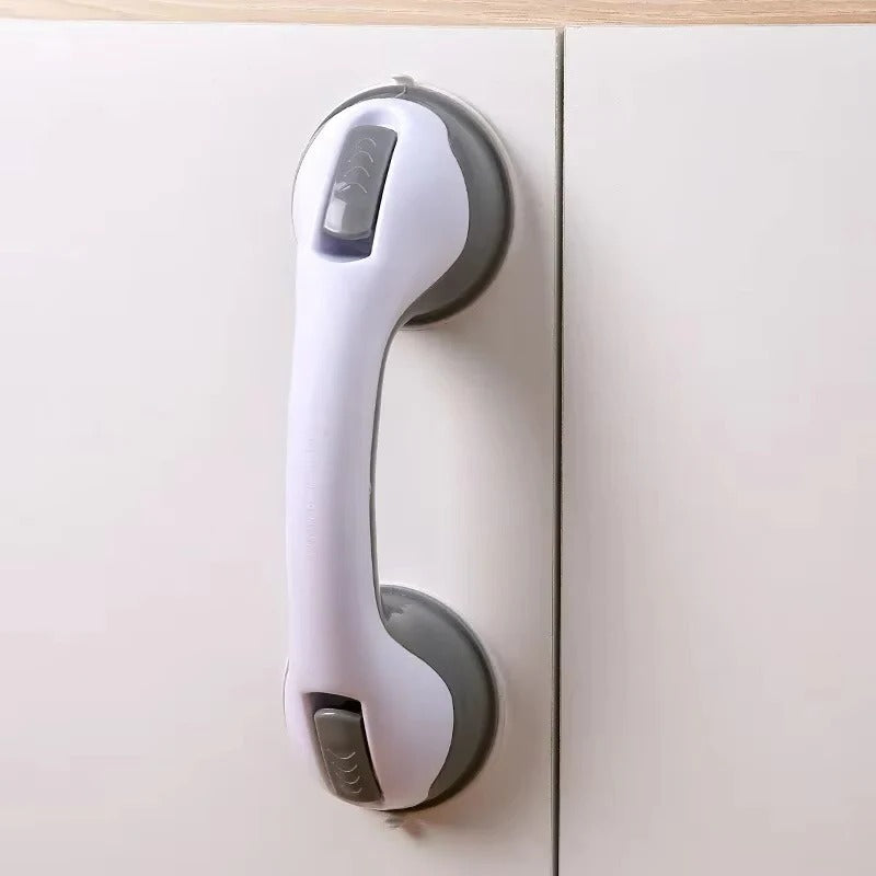Locking Latch Suction Cup Safety Bar for Shower, Tub, and Toilet