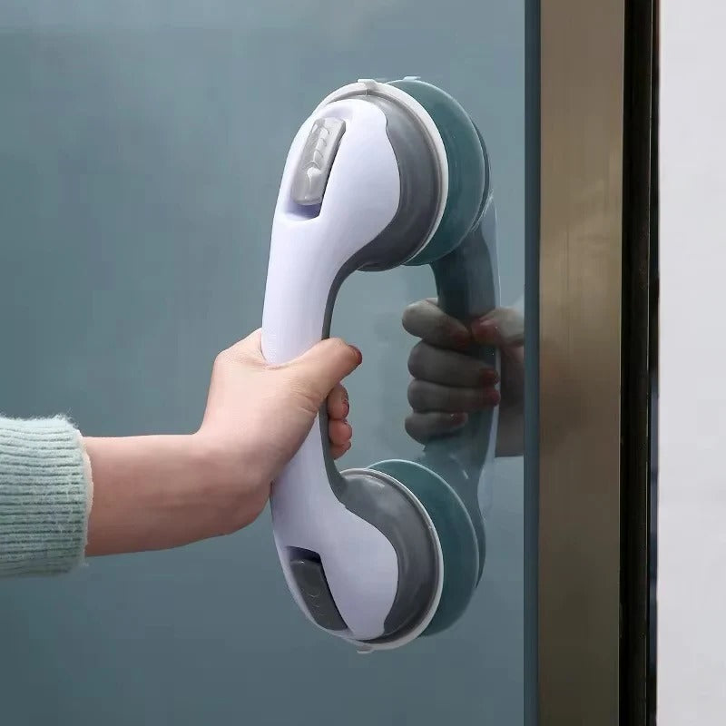 Locking Latch Suction Cup Safety Bar for Shower, Tub, and Toilet