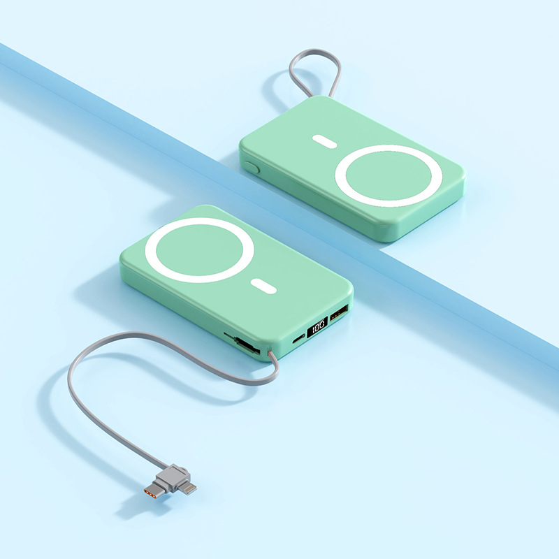 Wireless Power Bank with Magnetic Design and MagSafe Support