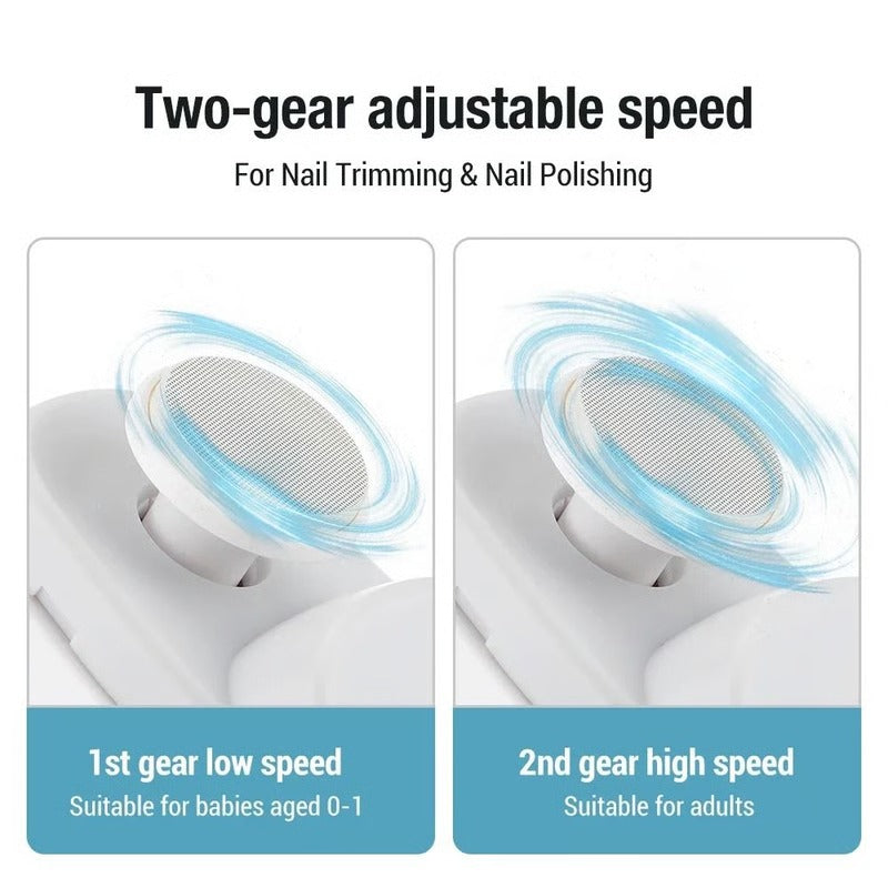Rotating Grinding Nail Buffer and File – Cordless for Smooth Nail Care