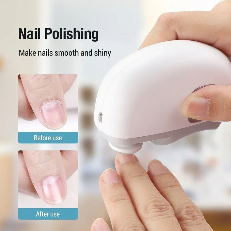 Rotating Grinding Nail Buffer and File – Cordless for Smooth Nail Care