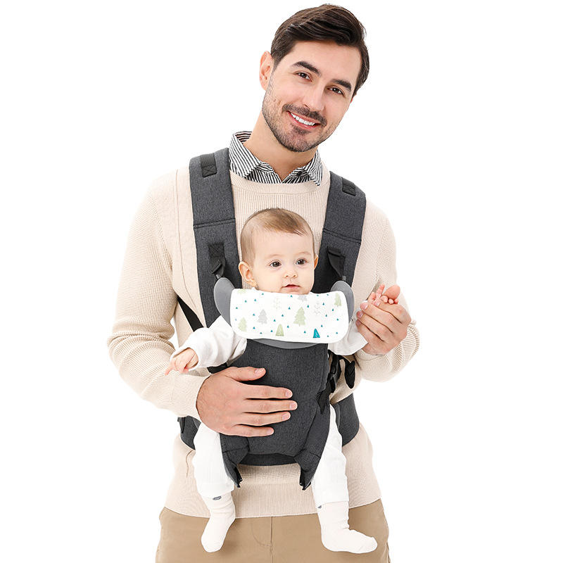 Outdoor Baby Carrier with Adjustable Hipseat and Kangaroo Sling Wrap