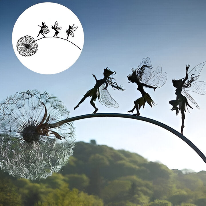 Metal Garden Statues – Decorative Fairy Figures