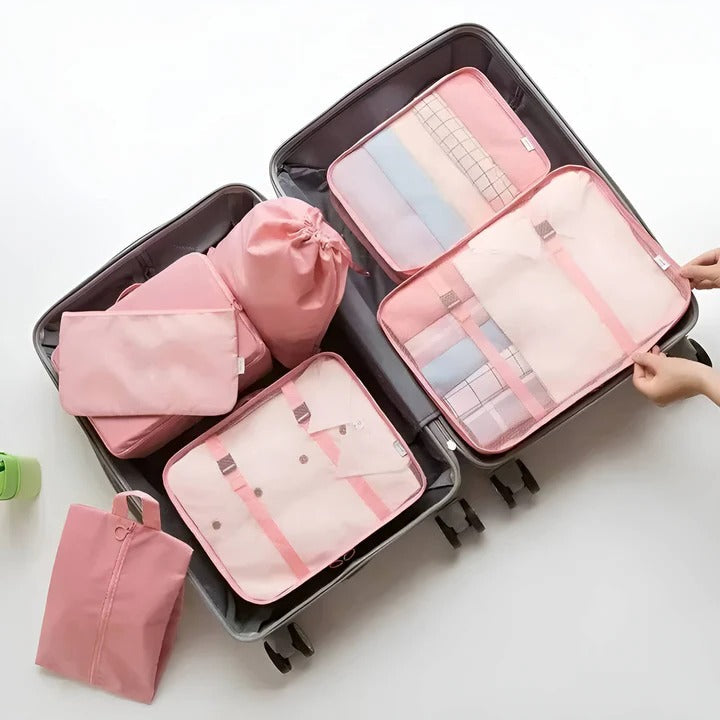 7-Piece Packing Cube Set for Travel – Luggage Organizers