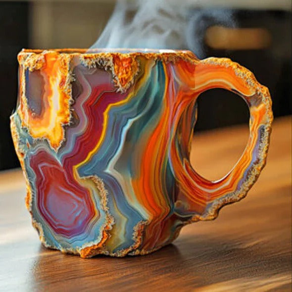 Glass Mug for Tea or Coffee Beverages