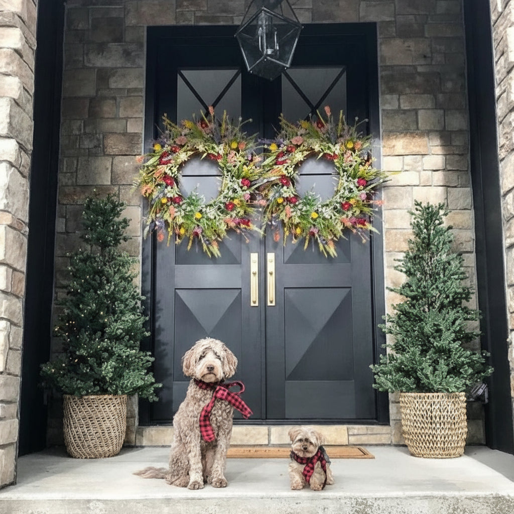 Texas Wildflower Wreath for Home Decoration