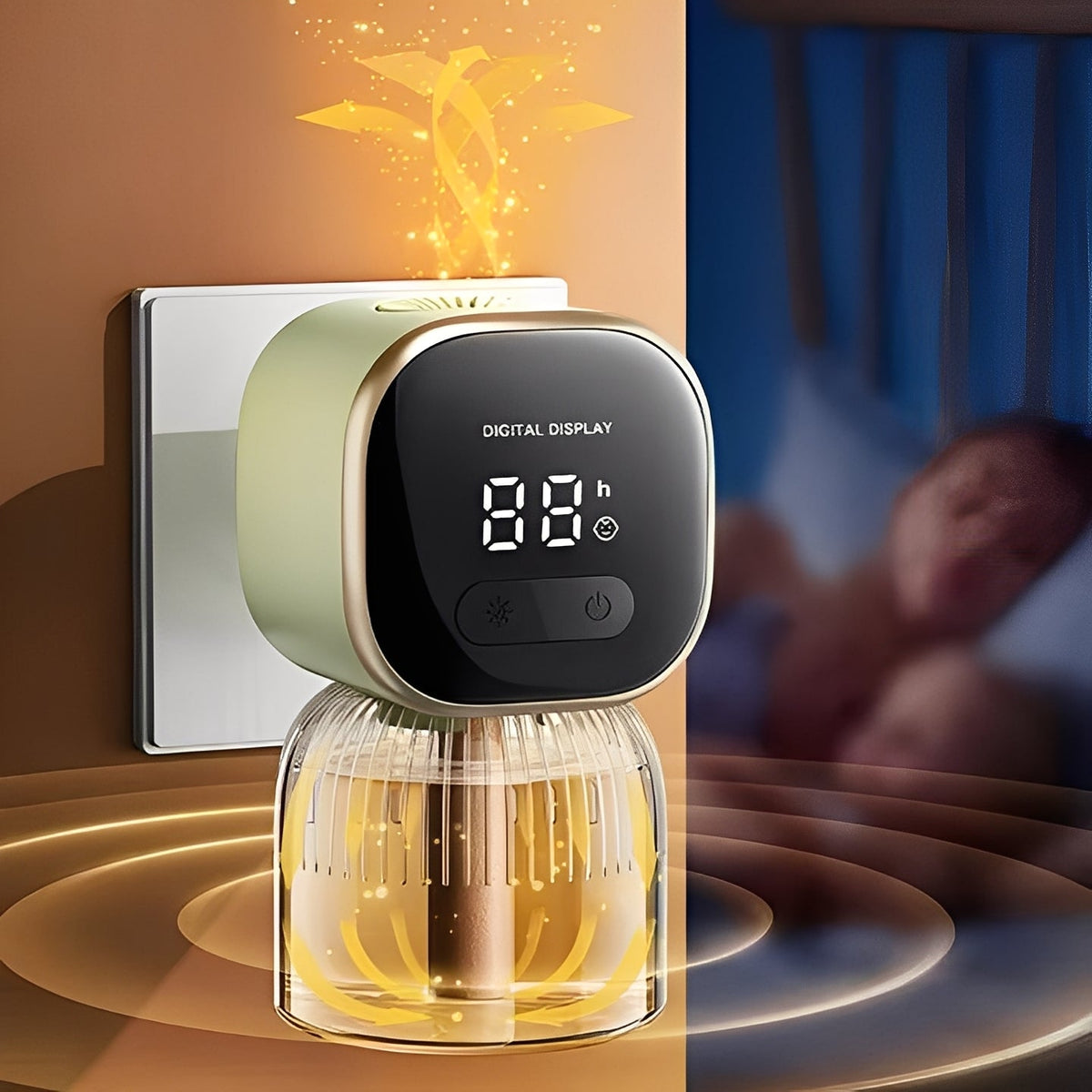 Plug-In Pest Repellent with LED Timer Display