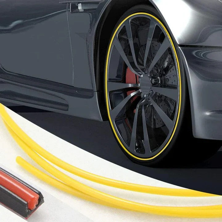 Trim Cover and Guard for Car Wheel Rim Strips