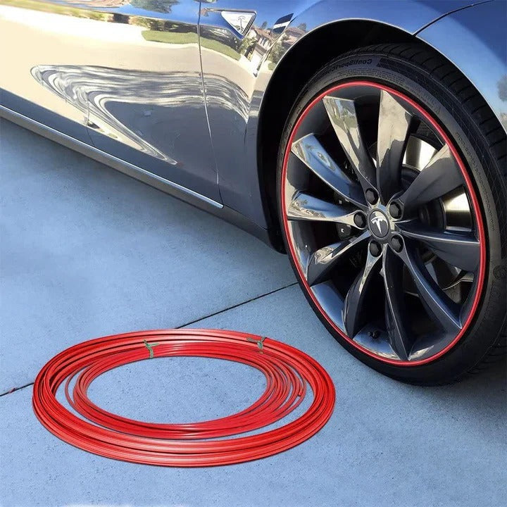 Trim Cover and Guard for Car Wheel Rim Strips