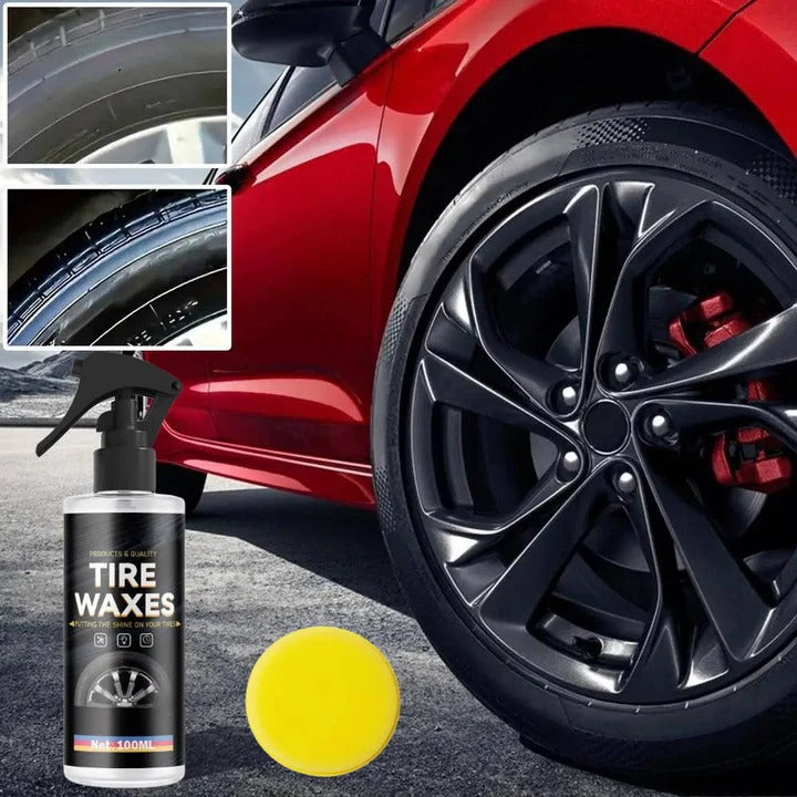 Set of 2 Tire Shine Spray for Surface Protection