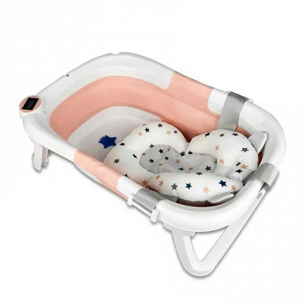 Portable Baby Bathtub with Temperature Display