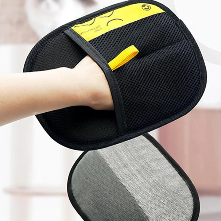 Grooming Gloves with Dual Sides for Pet Hair Removal