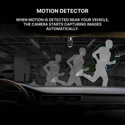 Wide Angle Lens Car Dashboard Camera with Integrated Battery