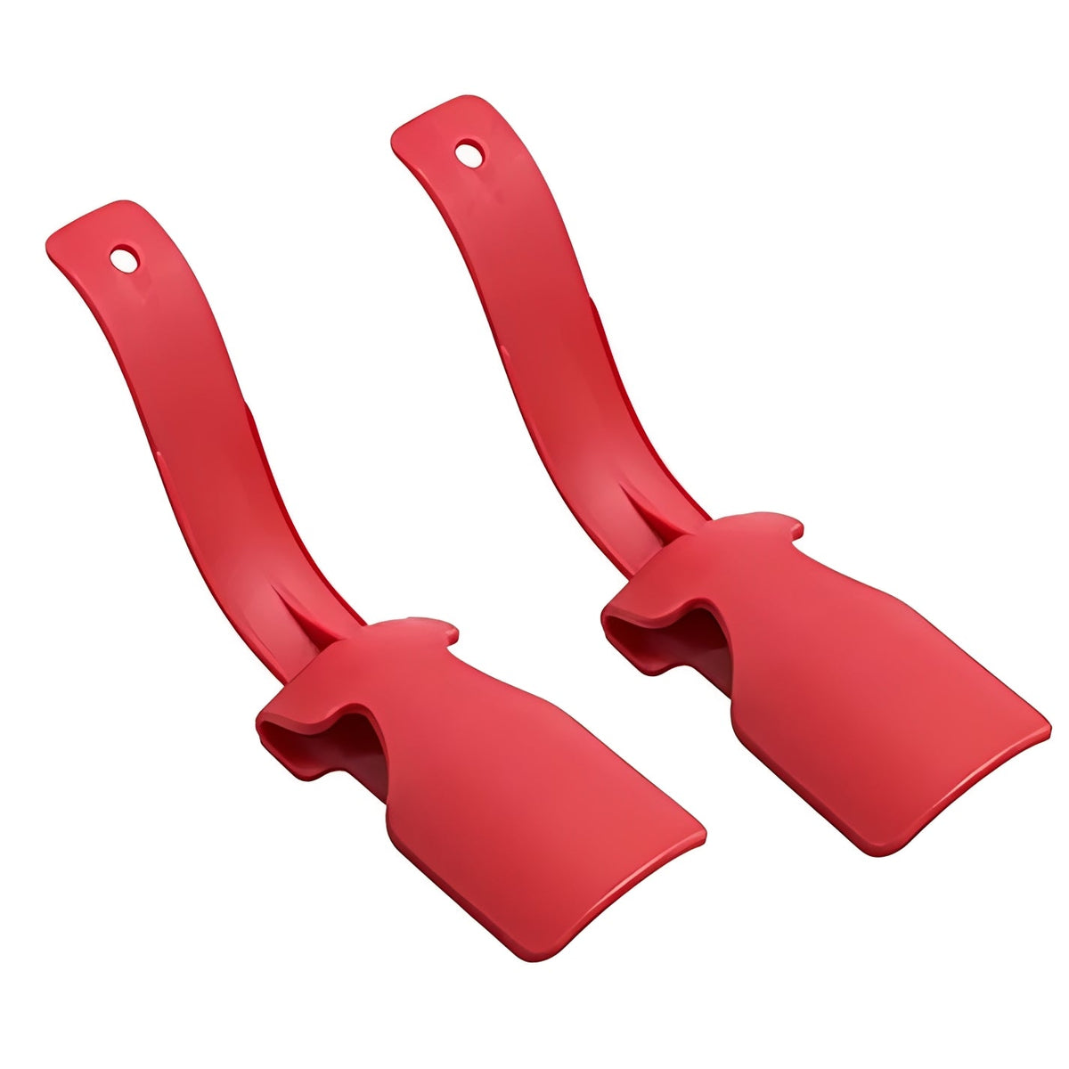 Clip-On Shoe Horn with Curved Design for Slip-On and Lace-Up Footwear