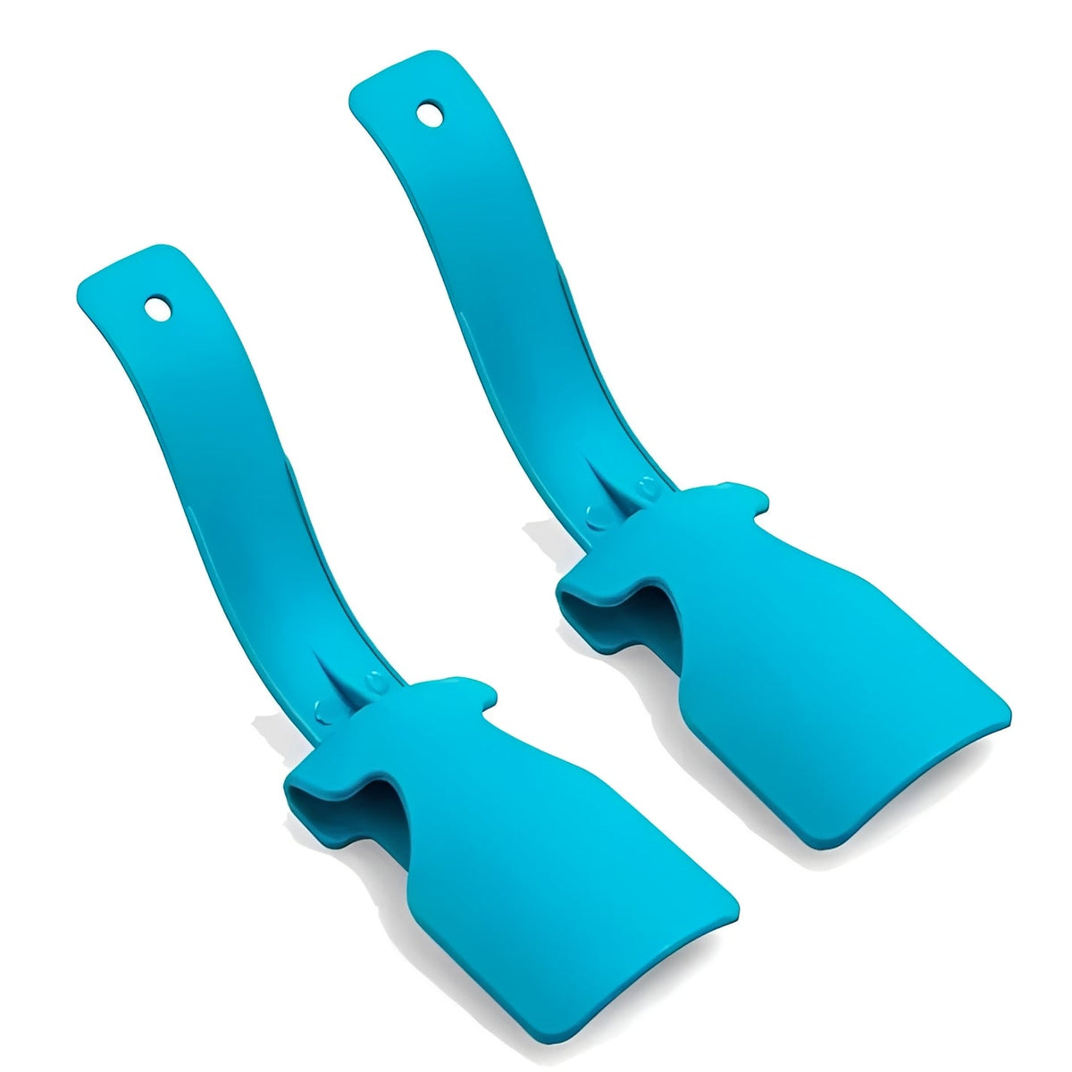 Clip-On Shoe Horn with Curved Design for Slip-On and Lace-Up Footwear