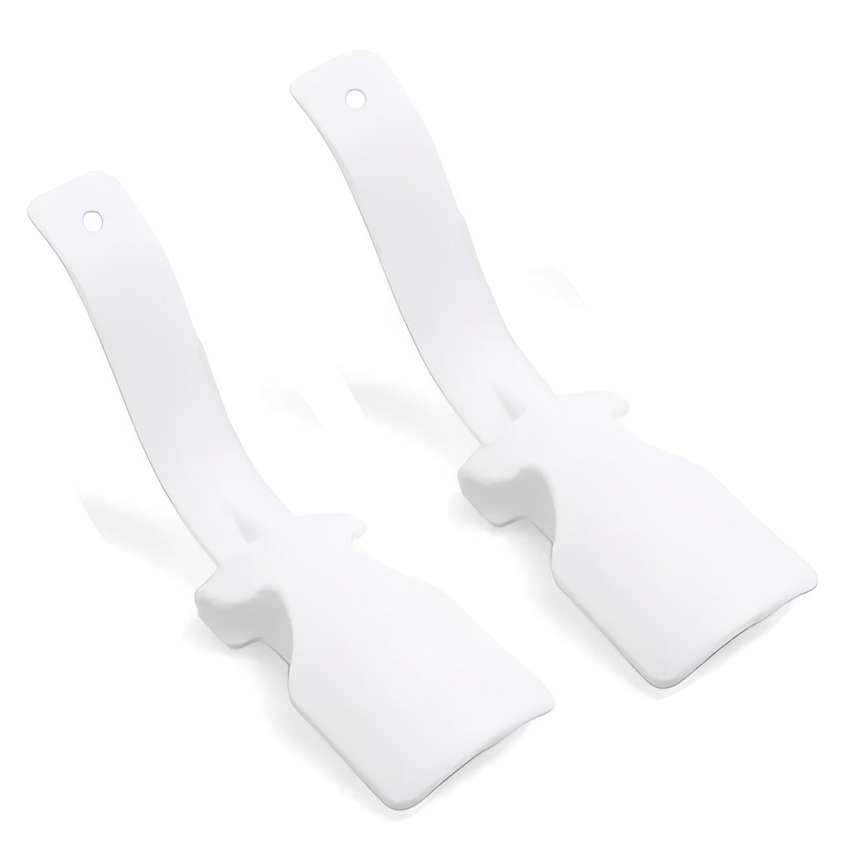 Clip-On Shoe Horn with Curved Design for Slip-On and Lace-Up Footwear