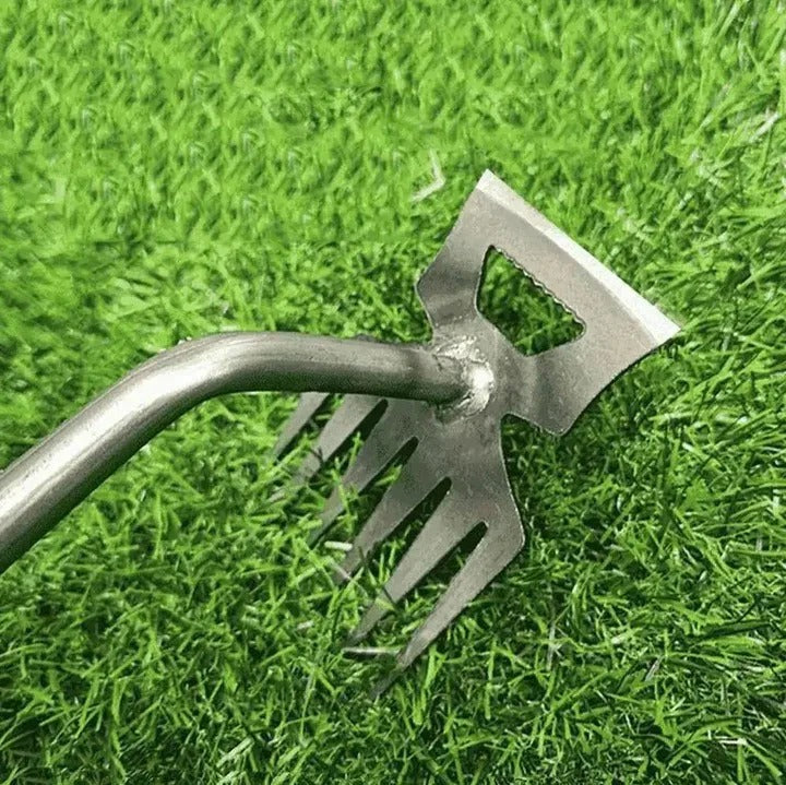 Upright Handle Weed Removal Tool with Foot Pedal