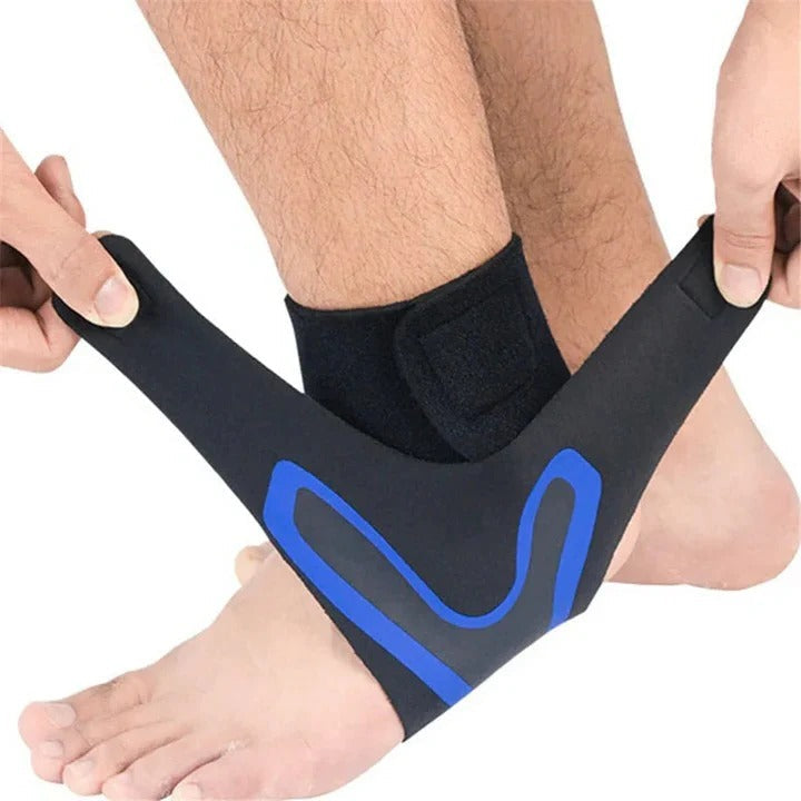 Criss Cross Compression Ankle Support Wrap - Adjustable Design