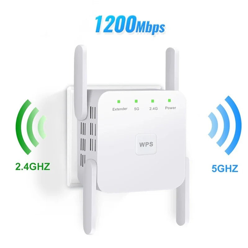 5G Signal Booster and Dual Band WiFi Range Extender