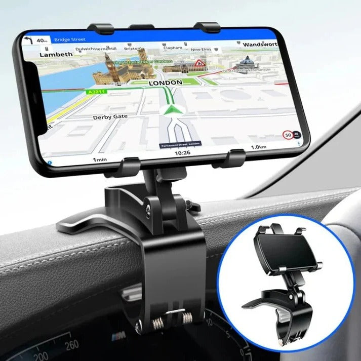 Rotating Design Car Phone Mount with Adjustable Features
