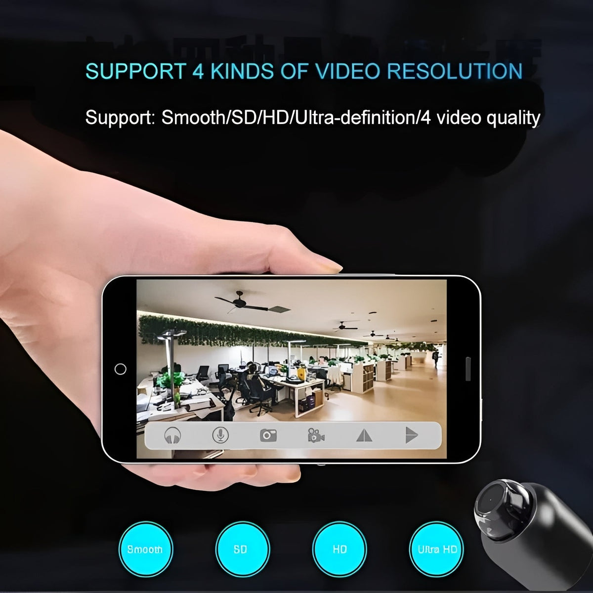 HD Mini Camera 1080P with Motion Detection Features