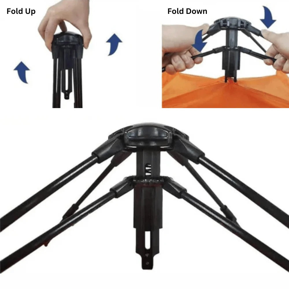 Pop-Up Tent for Camping and Instant Outdoor Shelter