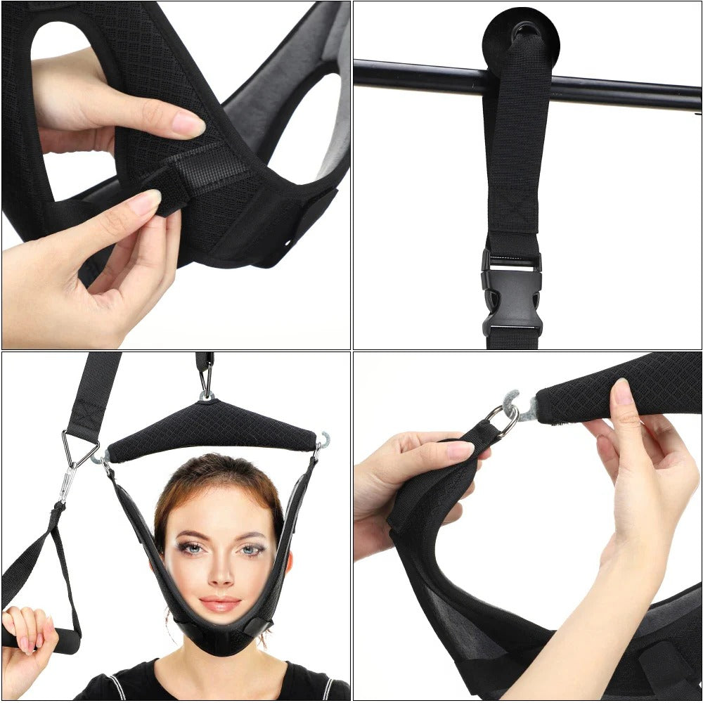 Neck Support Sling for Cervical Stretching – Adjustable Design