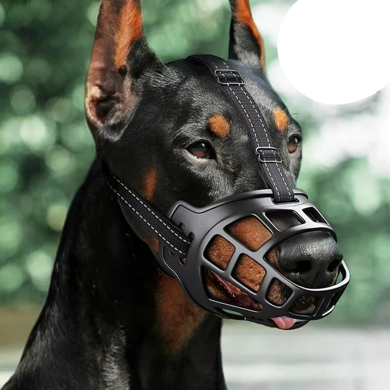 Reflective Dog Muzzle for Enhanced Visibility – Breathable Design