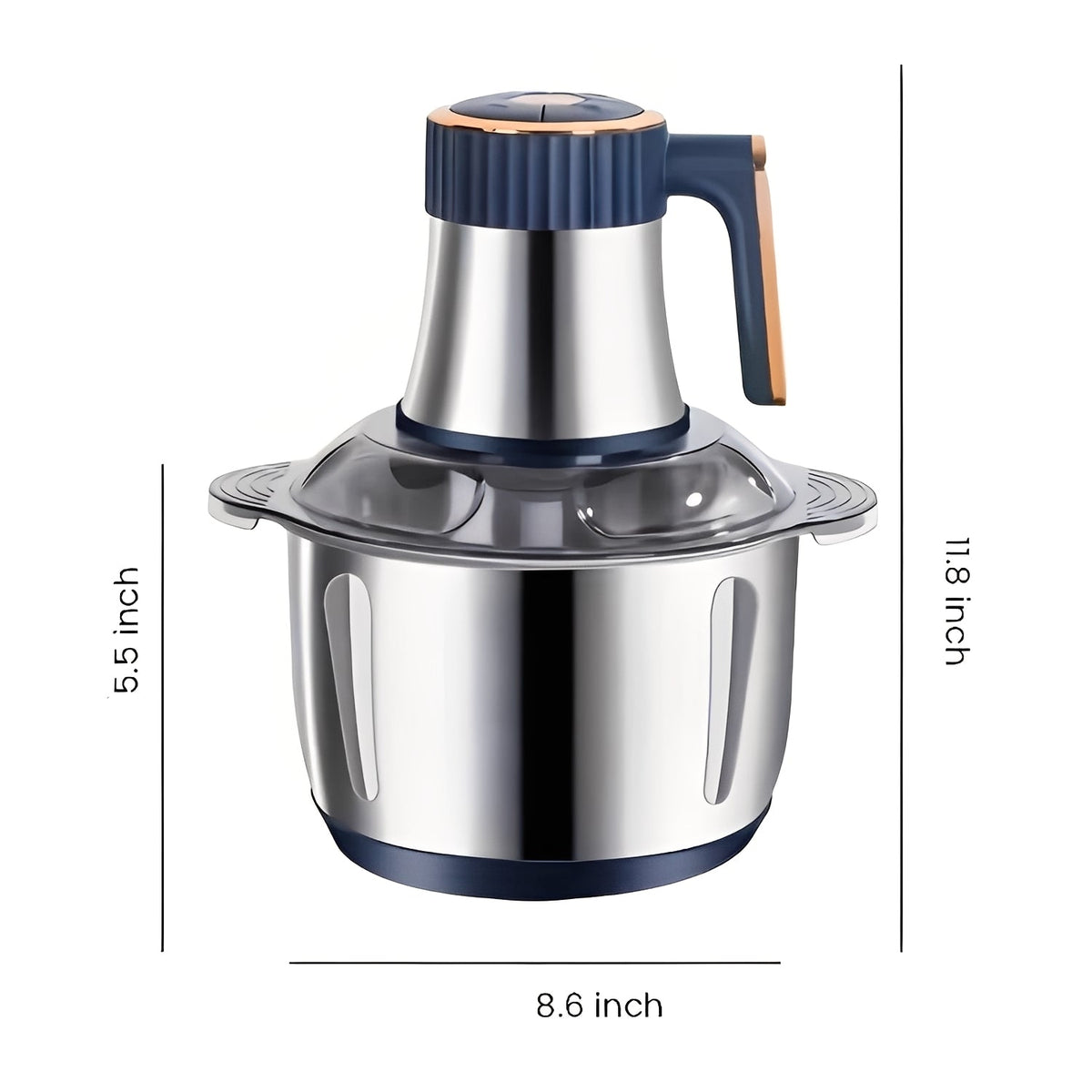 Meat Grinder with 5-Speed Control and Stainless Steel Cutting Blades