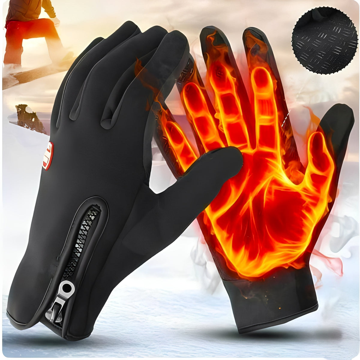 Unisex Thermal Gloves for Winter Sports Activities