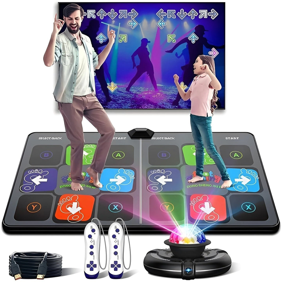 Music Fitness Dance Pad for Adults and Children – Electronic Step Mat