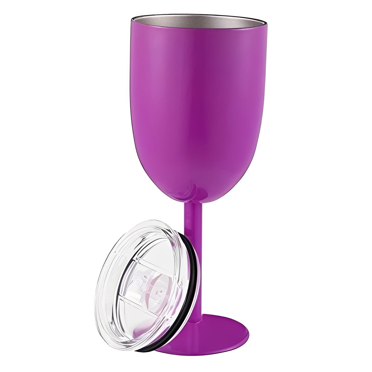 Insulated Wine Tumbler with Lid – Stainless Steel Design