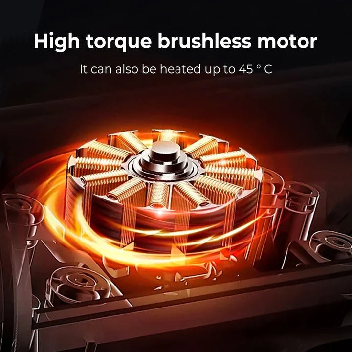 Rechargeable Body Massage Device with Heat and Adjustable Vibration
